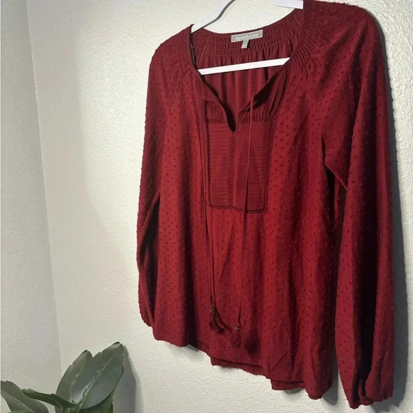 ☀️Danielrainn Long Sleeve Tassel Blouse - Picture 6 of 6